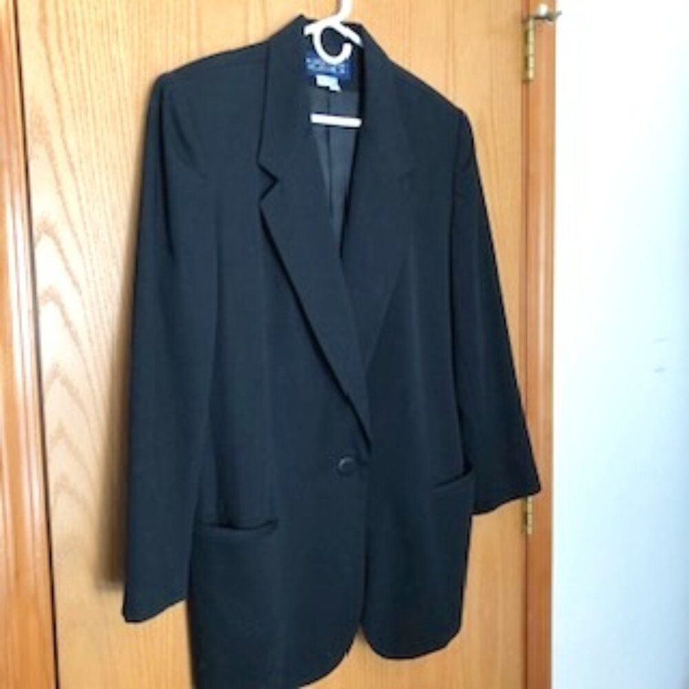 Classic Black Women's Blazer Jacket